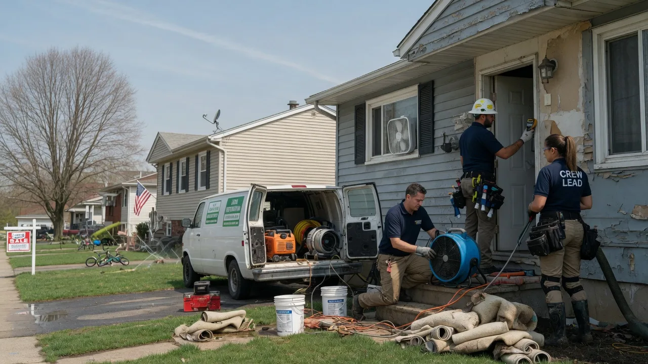 Flood Cleanup in Green Springs, OH near me